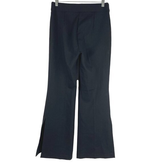 Spanx The Perfect Double Slit Pant Wide Leg Medium Black Stretch NWT PT-2217 - Picture 4 of 10